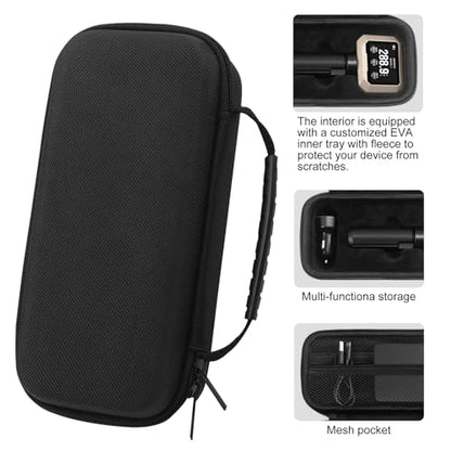 Carrying Case for Garmin Xero C1 Pro/Xero C2 Chronograph, Inlaid Organizer with Mesh Pocket for USB Cable, Cleaning Cloth, USB Charging Adapter (Black, Carrying Case Only) - color: Black