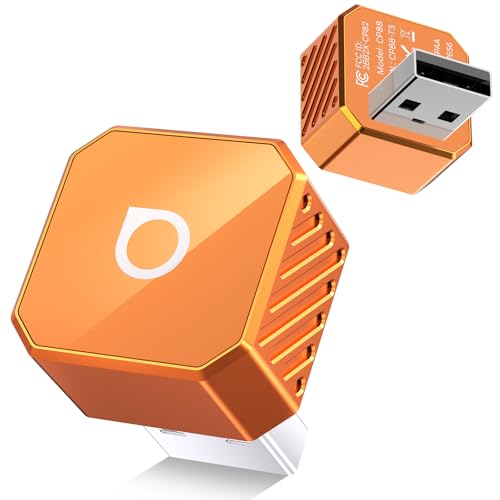 OTTOCAST Mini Pot 2-in-1 Wireless CarPlay & Android Auto Adapter (USB-A) - color: Orange 2 (USB-A)