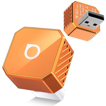 OTTOCAST Mini Pot 2-in-1 Wireless CarPlay & Android Auto Adapter (USB-A) - color: Orange 2 (USB-A)