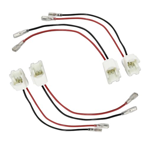 4PCS Car Door Speaker Wiring Harness Adapter Connector Plug Compatible with Nissan Sentra Altima Rogue 2004-2019, Infiniti M35 G35 Q40 G25 QX70 2006-2018