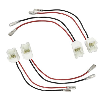 4PCS Car Door Speaker Wiring Harness Adapter Connector Plug Compatible with Nissan Sentra Altima Rogue 2004-2019, Infiniti M35 G35 Q40 G25 QX70 2006-2018