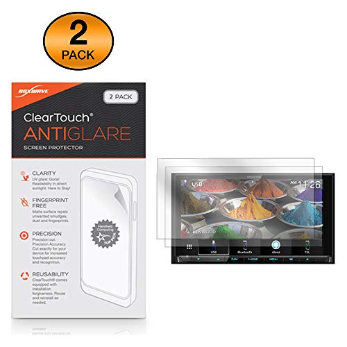 BoxWave Screen Protector Compatible with Kenwood Excelon DDX9906XR - ClearTouch Anti-Glare (2-Pack), Anti-Fingerprint Matte Film Skin - size: Anti-Glare (2-Pack)