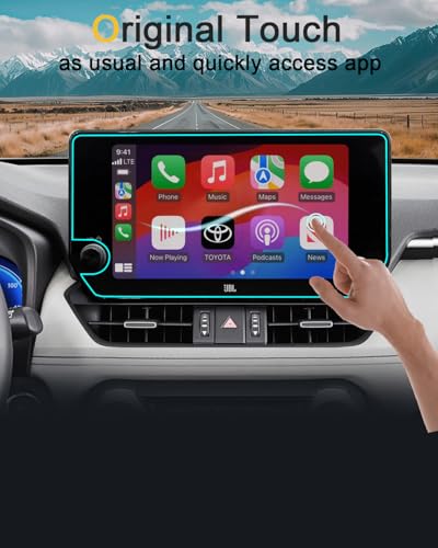 Screen Protector for Toyota RAV4 2023-2025 Accessories 10.5 inch - size: for RAV4 10.5" screen