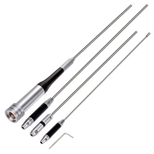 Bingfu Mobile Ham Radio High Gain Antenna Dual Band VHF UHF 144 430MHz - color: Mobile Radio Antenna 62inch