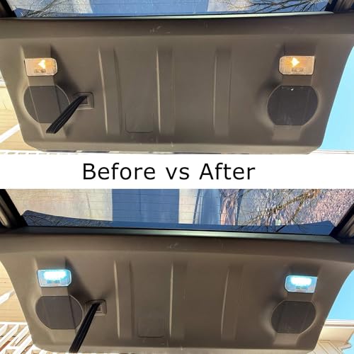 iJDMTOY 48-SMD Super Bright Aqua Ice Blue LED Trunk Liftgate Deck Cargo Area Lamp Fit Full LED Circuit Board Panels, Compatible With Toyota 2010-2022 4Runner (N280) - style: Aqua Ice Blue