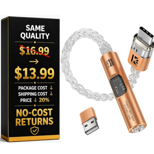 USB C to 3.5mm Audio Adapter with DAC for iPhone, Samsung & iPad - color: Orange