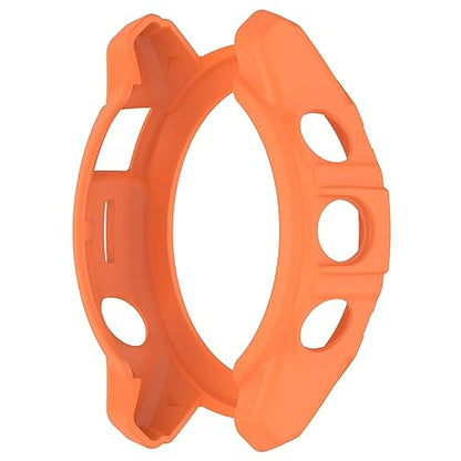 Case Compatible with Garmin epix Pro (Gen 2) 47mm,TPU Screen Cover Anti-Scratch Bumper Frame Replacement Protective Case for Epix Pro 47mm (Orange) - color: Orange