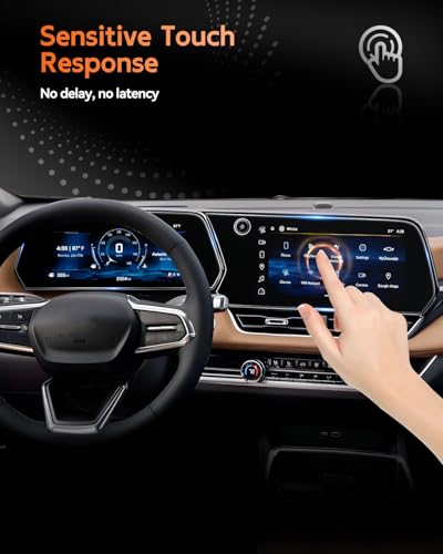 For 2025 2026 2027 Chevrolet Equinox Screen Protector - (2PCS) 9H HD Tempered Glass - Chevy Equinox (LT, RS, Activ) 11.3 Inch Touchscreen & 11 Inch Instrument Accessories - color: Equinox 2PCS HD