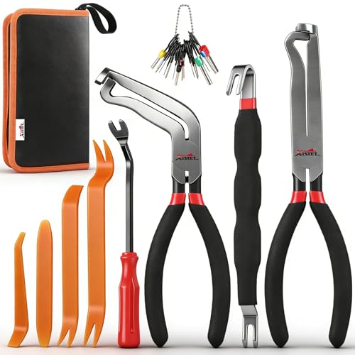 3PCS Automotive Electrical Disconnect Pliers Kit with Trim & Terminal Tools