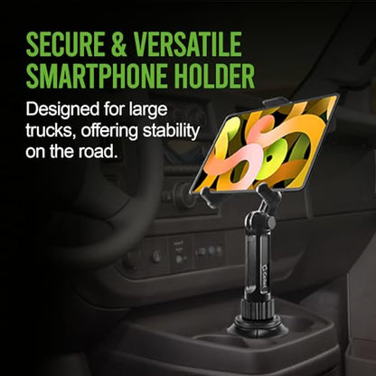 Cellet Cup Holder Tablet Mount, Car Cradle Holder Compatible for All iPad Pro, Air, Mini, Samsung Galaxy Tablet, Amazon Fire, Microsoft Surface - style: Tablet Holder Height - 13 in