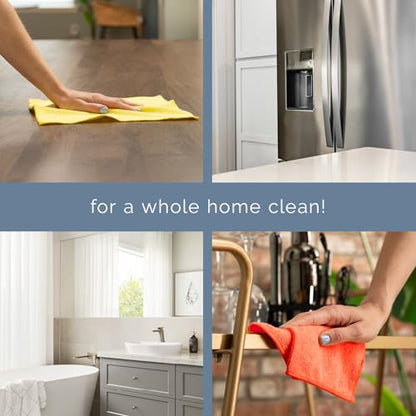 S&T INC. Microfiber Cleaning Cloth, 25 Pack, 11.5" x 11.5" - size: 25 Pack