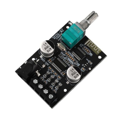 ZK‑502L Bluetooth Power Amplifier Board 5.0 Stereo Audio Receiver Channels Digital Audio Amplifier Module for DIY Speakers 5-24V