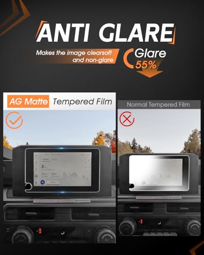 CDEFG Matte Anti Glare for 2025 2026 Toyota 4Runner Screen Protector, 8 Inch Touchscreen, 4Runner 2025+ Accessories Matte Tempered Glass - color: 4Runner 8 Inch Matte