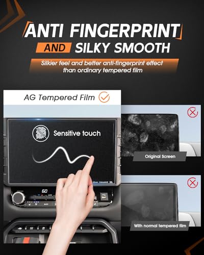 CDEFG Matte Anti Glare for 2025 2026 Toyota Tundra Screen Protector, 14 Inch Touchscreen, 2022-2025 2026 Tundra (Limited, Platinum, 1794, TRD Pro, Capstone) Accessories Matte Tempered Glass - color: Tundra 14 Inch Matte