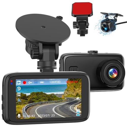 Dash Cam Front and Rear Camera, Biuone 1080P Dash Camera for Cars - size: A6Pro Dash Cam