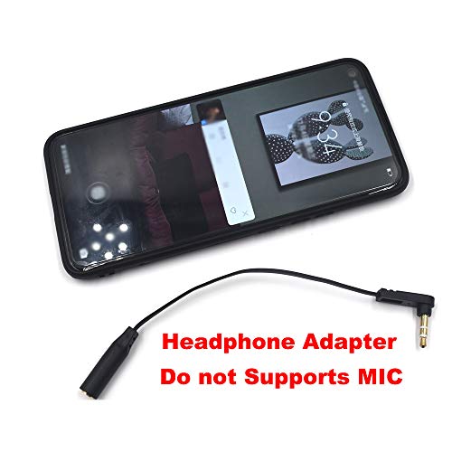 15cm 1/8" 3.5mm TRS Jack Extension Audio Flat Cable, 2 Pack, 90 Degree Angle 3.5mm 3 Pole Stereo Plug Male to Female Extender Headphone Headset AUX Cord - color: AM to FM