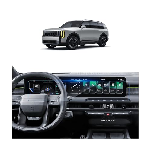 SKTU for 2027 Kia Telluride Screen Protector for 2027+ Kia Telluride (S/EX/X-Line EX/SX/X-Line SX/SX Prestige/X-Line Prestige/X-Pro SX Prestige) Integrated Screen Kia Telluride 2027 Accessories Screen Protective Film Tempered Glass [9H Hardness, Ultra HD,