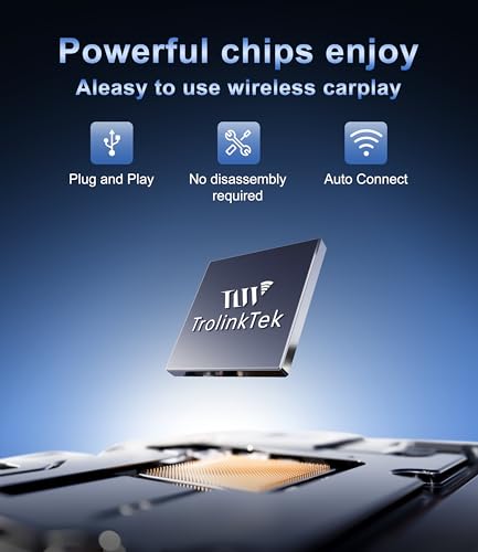 Wireless CarPlay Adapter for Apple iPhone & Android Auto - 2-in-1 Fast & Stable Mini CarPlay Adapter Convert Wired to Wireless, Plug & Play, Auto-Connect, No Delay, BT 5.4, 2.4G/5G WiFi - color: Silver