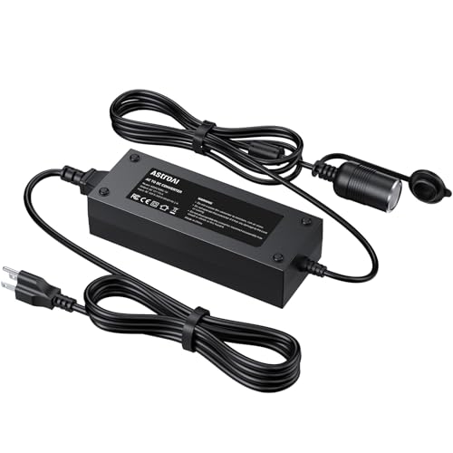 AstroAI AC to DC Converter 10A/120W/7.78FT/110V to12V Converter - size: 10A