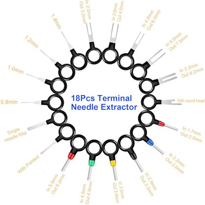 859pcs Automotive Electrical Pin Connectors Kit Crimp Pin Terminals - color: 859pcs Pin Terminals