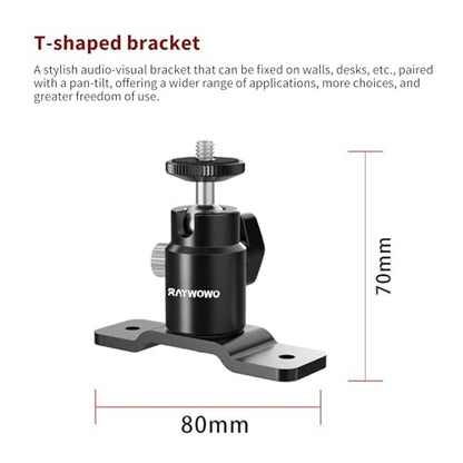 T-Shape Camera Wall Mount with 1/4" Screw and 5/8" Stud - style: T Shape Wall Mount