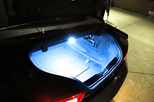 iJDMTOY 18-SMD Aqua Ice Blue Full LED Trunk Cargo Light Assembly Kit, Compatible With Chevrolet Camaro Cruze Trax Spark, Compatible With Cadillac XTS, Buick Lacrosse, GMC Acadia etc - style: Aqua Ice Blue