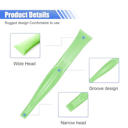 ZIMISI 2 In 1 Plastic Scraper Tool, No-Scratch Small Scraper Cleaning Tool, Multipurpose Sticker Remover Tool for Tight Spaces, Stiff Crevice Scrapers for Removing Paint, Labels, Car Detailing