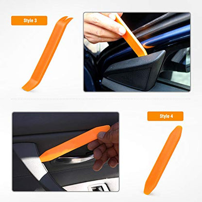 GOOACC Car Clip Panel Audio Video Dashboard Dismantle Kits Installer Removal Tool-4PCS - color: 4PCS Trim Removal Tool Yellow