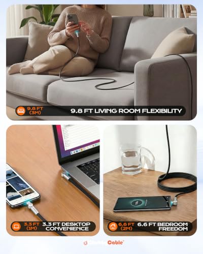 chubbycable RotateX 240W 180° Rotating USB C to USB C Cable, Black, 3.3ft - color: Black, size: 3.3ft (1m)