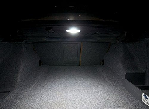 iJDMTOY Xenon White LED Trunk Cargo Light Compatible With Hyundai Accent Elantra Genesis Coupe Sonata, Kia Optima Forte Rio K900 etc., OEM Replacement (Powered by 18 Pieces of SMD LED Lights)