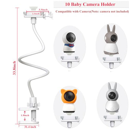 Baby Monitor Holder Mount for BOIFUN Baby 2S,Baby 5S,Baby 6T/ieGeek ‎Baby 1T/DEATTI BM101-M - color: 33"for baby 2S/5S/6T1T