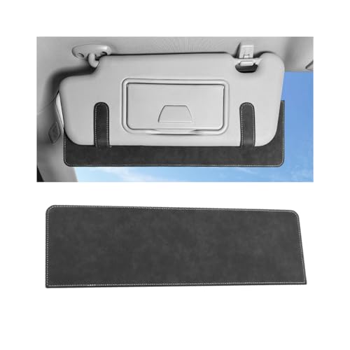 BESULEN Car Sun Visor Extender, Adjustable Anti-Glare Vehicle Sun Blocker Extension, Clip-on Automotive Interior Sunshade Attachment for Safe Driving, Universal for SUV RV Truck (Snow Grey) - color: Snow Grey