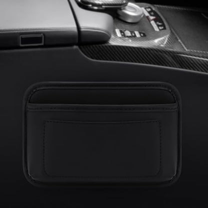 Accmor Universal Car Side Pocket Organizer, PU Leather Car Pocket Pouch Cell Phone Sunglasses Holder, Car Phone Pocket Organizer Accessories for Car Seat, Door, Window, Console