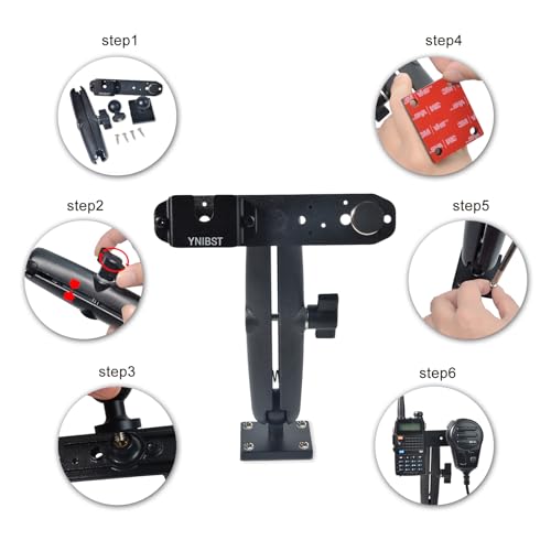 Magnetic CB Mic Hanger,Handheld Radio&Speaker Microphone Holder