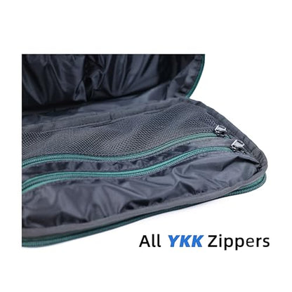 Accessories Bag & Tech Pouch | Organizer for Cables, Electronics & Everyday Essentials, Water-Repellent, Dual-Sided Padded - color: Black Stealth