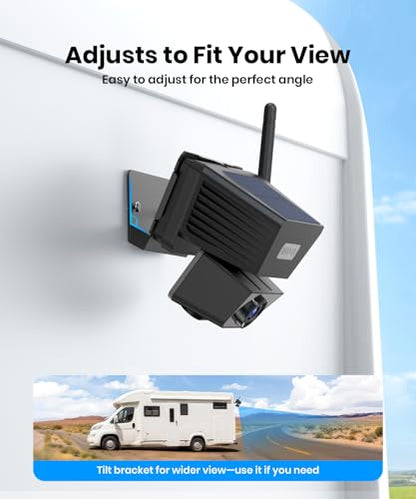AUTO-VOX Wireless Backup Camera Solar Magnetic, 1-Min DIY Install - size: 5" Single Cam