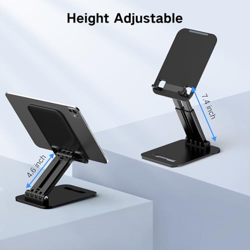 Tonmom Tablet Stand for iPad Holder, Adjustable Tablet Holder for Desk