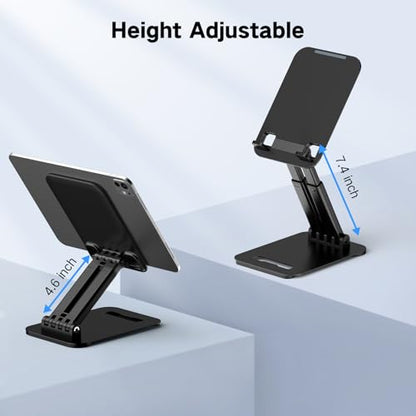 Tonmom Tablet Stand for iPad Holder, Adjustable Tablet Holder for Desk