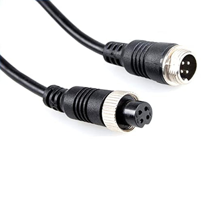 Backup Camera Extension Cable, Car Video 4Pin Aviation Extension Cable, for CCTV Rearview Camera Car Truck Trailer Camper Bus Motorhome Vehicle Backup Monitor Waterproof Shockproof System 6.6FT/2M - size: 6.6FT/2M