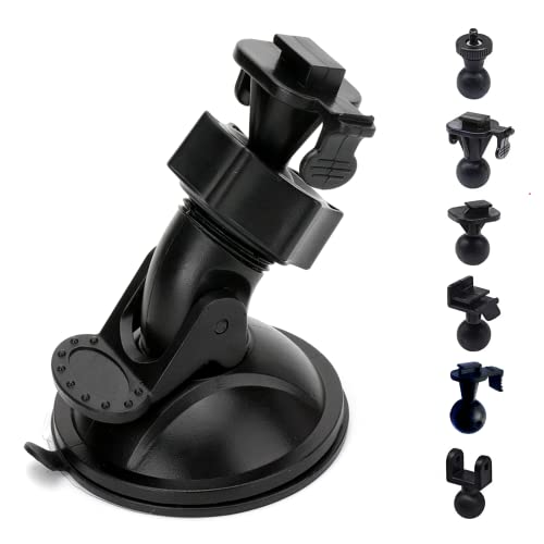 Sportway S10 Pro Dash Cam Mount, Suction Cup Dash Camera Mount Holder with 10+pcs Joints for Rove APEMAN CHORTAU Roav Nexar iiwey REXING Z-Edge Old Shark YI ... 98% Car Dash Cameras