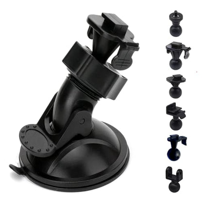 Sportway S10 Pro Dash Cam Mount, Suction Cup Dash Camera Mount Holder with 10+pcs Joints for Rove APEMAN CHORTAU Roav Nexar iiwey REXING Z-Edge Old Shark YI ... 98% Car Dash Cameras