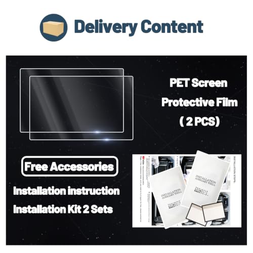 Ruiya Screen Protector for 2027+ BMW iX3 17.9" Display Plastic Nano Films Compatible with 2027 BMW iX3 40 sDrive / iX3 50 xDrive All Trims 2027 BMW iX3 Accessories(2Packs) - color: 2PCS Nano Films