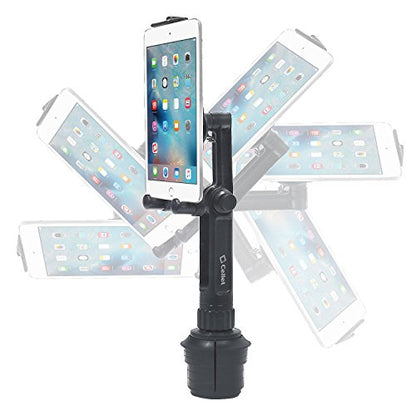 Cellet Cup Holder Tablet Mount, Car Cradle Holder Compatible for All iPad Pro, Air, Mini, Samsung Galaxy Tablet, Amazon Fire, Microsoft Surface - style: Tablet Holder Height - 13 in