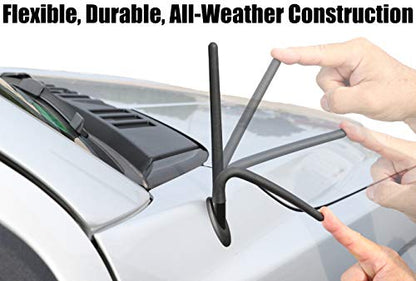 Votex - The Original 6 3/4 Inch fits Dodge Ram Promaster - Dodge Ram Promaster City (2014-2026) - Short Rubber Antenna - Internal Copper Coil - Premium Reception - German Engineered