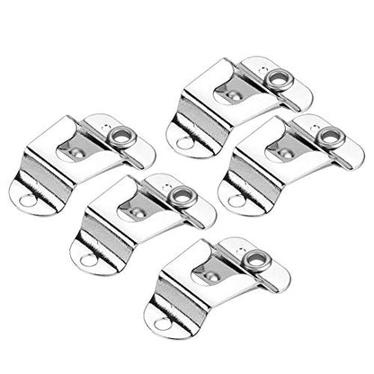 Universal Microphone Clip Holder for Car Radio Quick Installation with Screws Set Secure Mount for Two Way Handheld Transceivers and Communication Devices