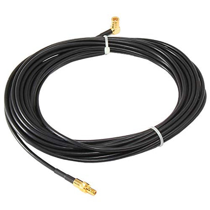 Anina 23 Feet XM Antenna Extension Cable for Satellite Sirius XM Radio-Right Angle SMB Male to SMB Female Radio Stereo Receiver Tuner - size: 23 FT Right Angle