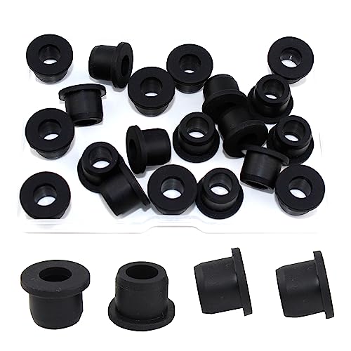 EASYEAH 1/2" Drill Hole, 5/16" ID Silicone Rubber Grommets for Wiring - color: Black, size: 5/16"ID, 1/2"DH