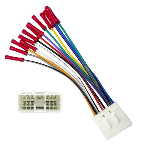 14Pin Radio Wiring Harness for Subaru 1995-2009 Aftermarket Radio Stereo Wire Harness Adapter for Subaru Outback WRX Impreza Forester Legacy Aftermarket Stereo CD Player Power/Speaker Connector - style: 16Pin Harness for Subaru