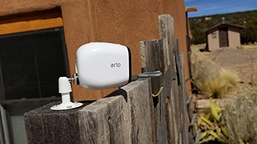 Security Wall Mount for Oculus Sensor Arlo, Arlo Pro,R Stick Up Cam Wired/Battery,SERMICLE Metal Security Camera Bracket Outdoor Indoor 360° Rotation 1/4" Screw Camera (3 Pack,Black)