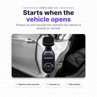 Nextbase Piqo Pro Install Hardwire Kit - Easy to Install, Enables Smart Parking, Battery Voltage Protection, LED Light, 12/24V Car Accessories, 1m Hard Wiring Kit Compatible with Nextbase Piqo Only - style: Hardwired Kit (Piqo)